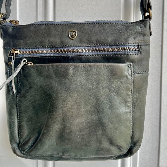 Cochoa Crossbody Handmade Top-grain Oil-dyed Cowhide Leather SOFT PATINATED BAG - Picture 3 of 15